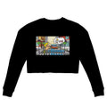 Gift5er Always Sleepy (full color) Women's Cropped Sweatshirt | Bella + Canvas 7503