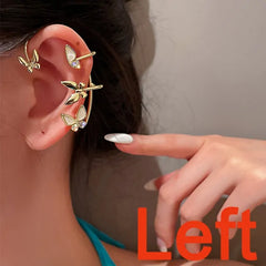 Silver Gold Plated Butterfly Ear Clip