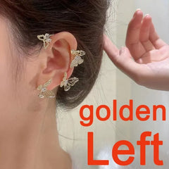 Silver Gold Plated Butterfly Ear Clip