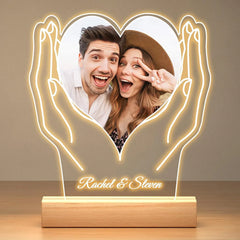 Valentine's Day Personalized Photo Night Light