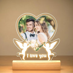 Valentine's Day Personalized Photo Night Light