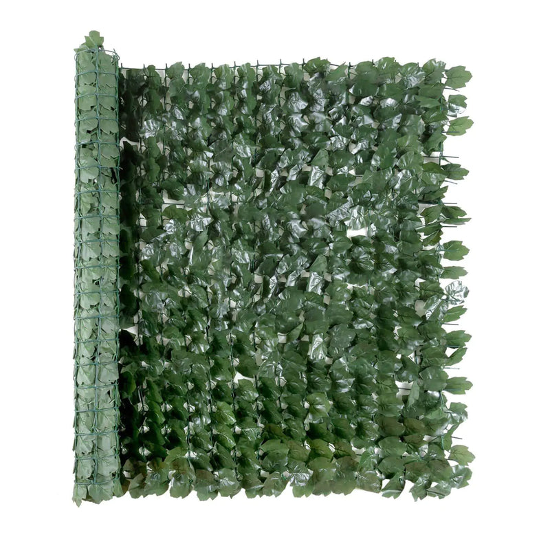 Artificial Green Silk Ivy Privacy Fence Roll 94