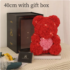 Rose Bear Teddy - Valentine's Day PE Foam Rose Bear