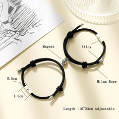 Romantic Magnet Couple Bracelet