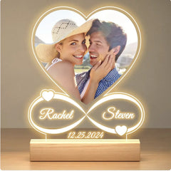 Valentine's Day Photo Night Light Ornament