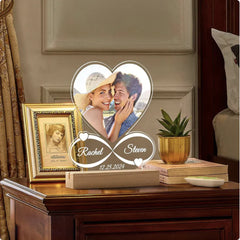 Valentine's Day Photo Night Light Ornament