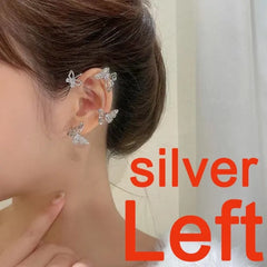 Silver Gold Plated Butterfly Ear Clip