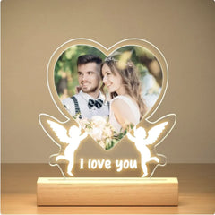 Valentine's Day Photo Night Light Ornament