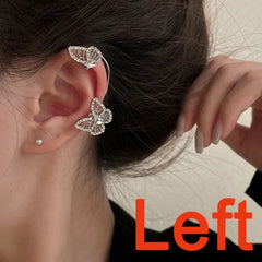 Silver Gold Plated Butterfly Ear Clip