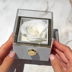 New Valentine Eternal Rose Jewelry Ring Box